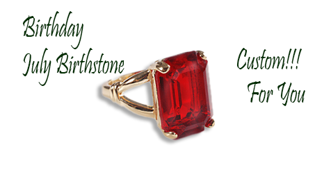 Birthday in July? Get Your Custom Jewelry Ordered…